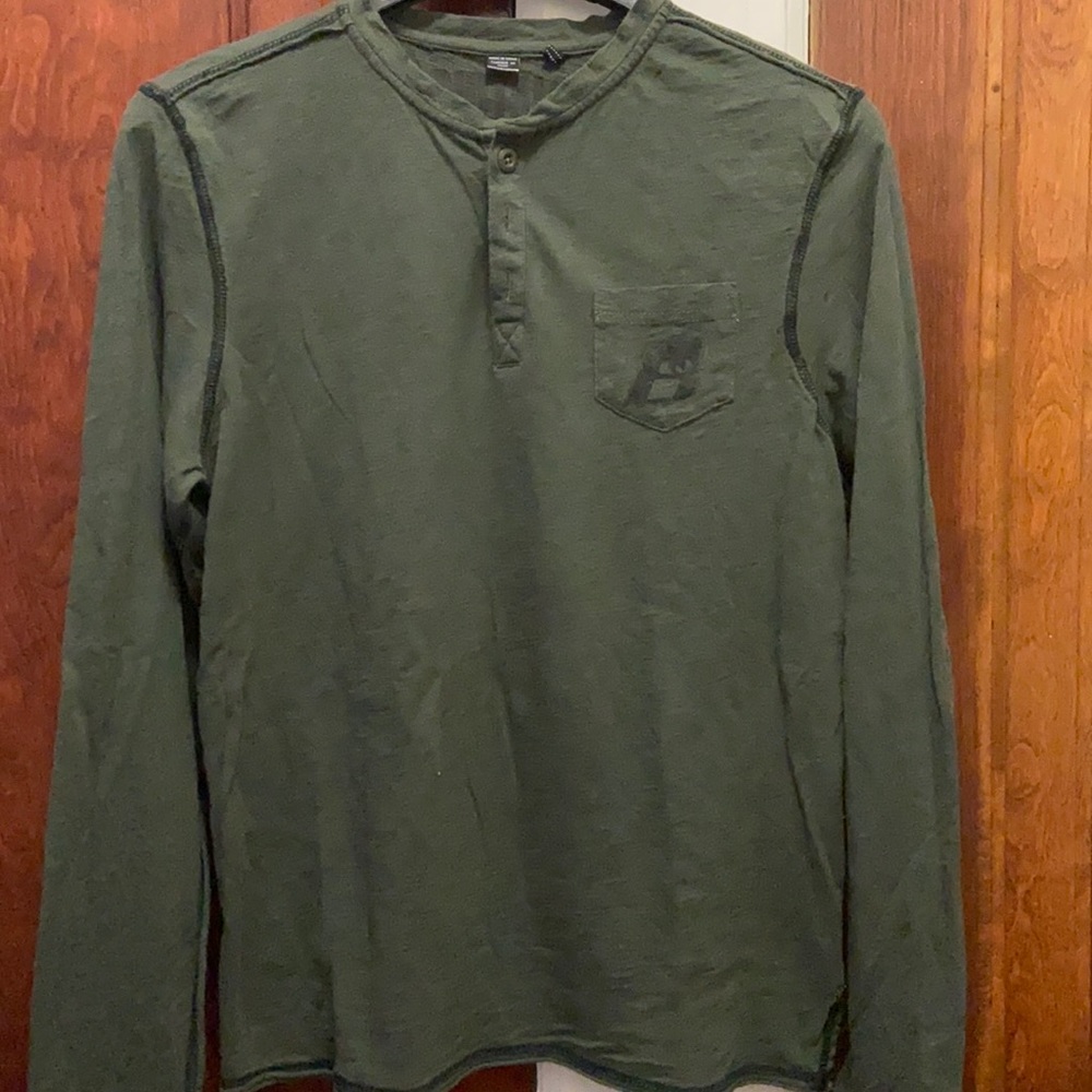 Buffalo Henley men shirt green small